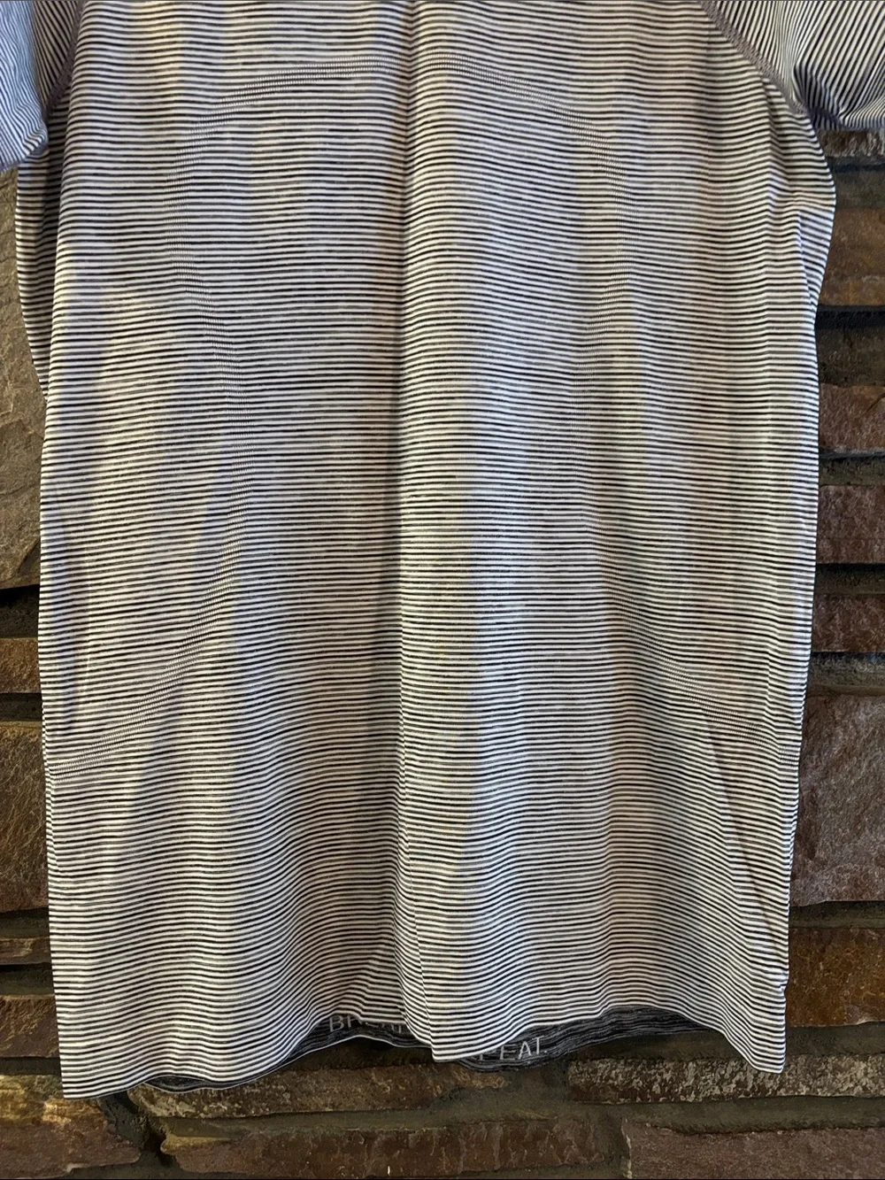 lululemon athletica Swiftly Tech Micro-Stripe Short Sleeve Active Top